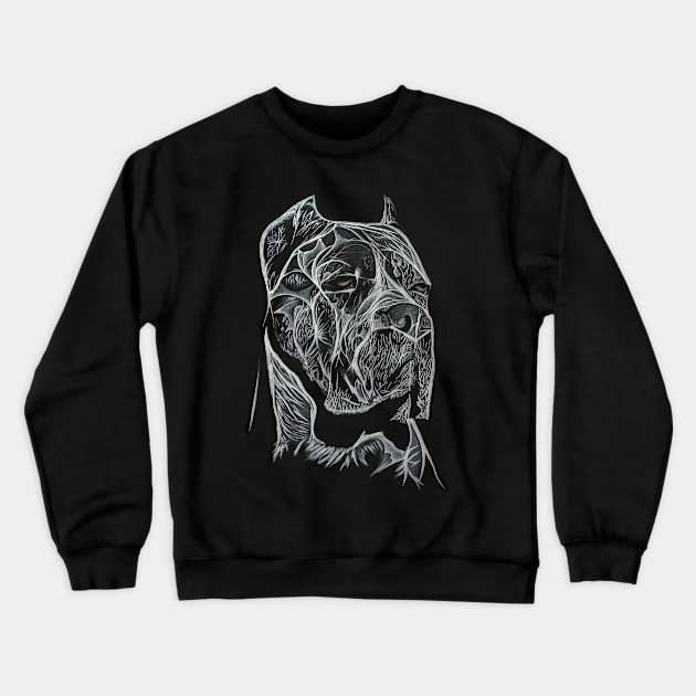 Cane Corso Painting Crewneck Sweatshirt by SKornackiArt